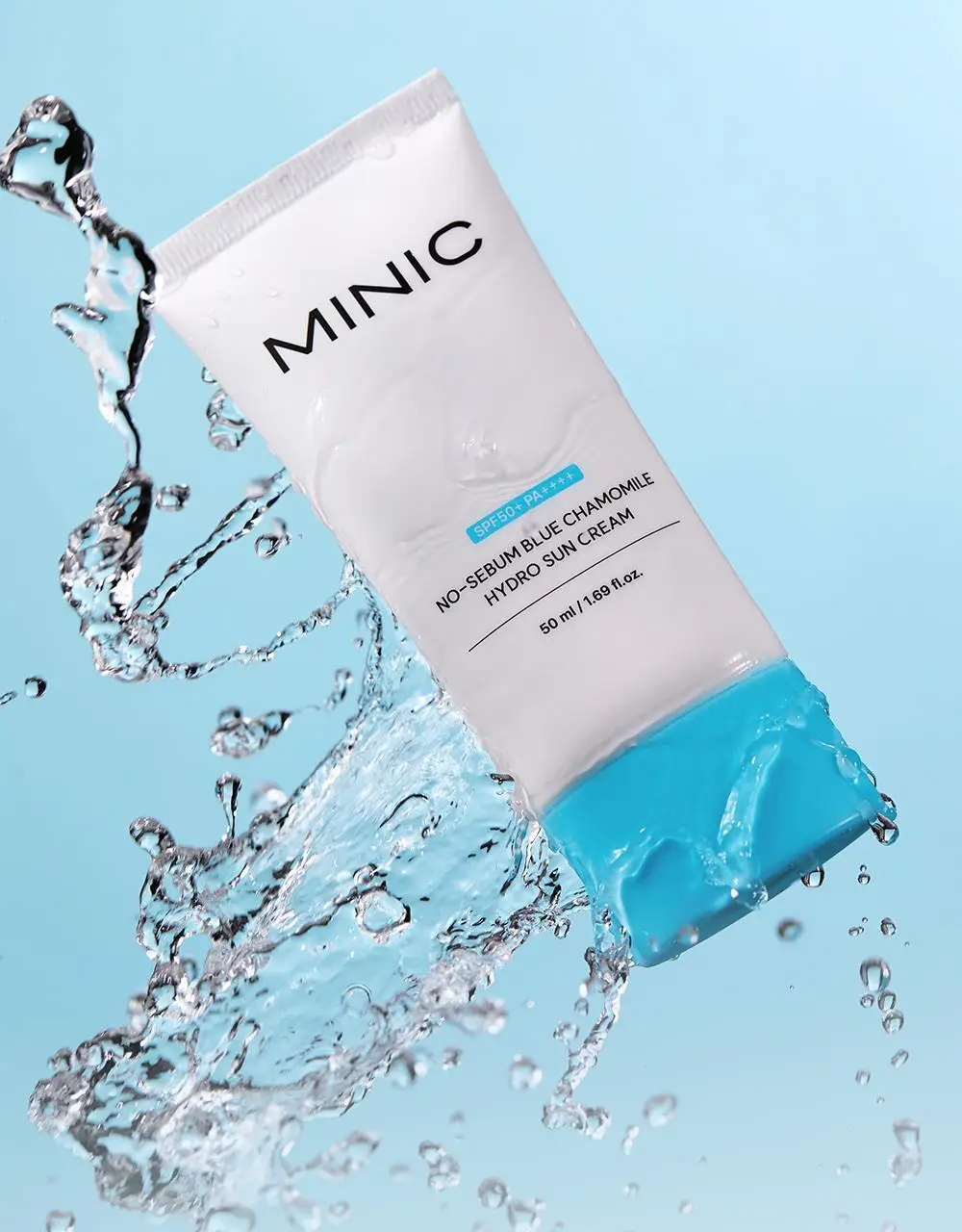 [무기자차/수분쿨링] 미닉 노세범 블루 캐모마일 수분 선크림 50ml 상세페이지 17